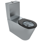Britex Accessible Toilet Suite with Black Toilet Seat