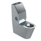Security Accessible Toilet Suite with Integrated Backrest and Seat