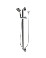 Adjustable Height Hand Held Shower Set with Grab Rail