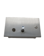 S.S. Recessed Horizontal Liquid Soap Dispenser with Hinge Door