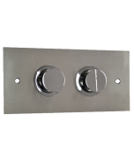 Pneumatic In Wall Cistern Raised Buttons Standard Plate 3/4.5L