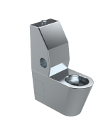 Security Accessible Toilet Suite with Integrated Backrest and Seat