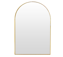 Gold Arched Designer Mirror