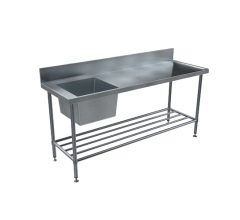 BenchTech Single Sink Benches - Left Hand Bowl