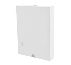 White Powder Coat Slimline Paper Towel Dispenser
