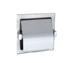 S.S. Recessed Toilet Tissue Hooded Dispenser