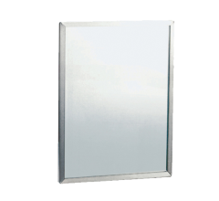 SS Channel Frame Mirror  w/o Shelf (Accessible Compliant) 