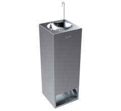 Foot Activated Twin Square Drinking Fountain