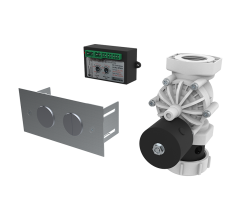 Double Electronic Flush Valve with SS Plate