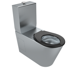 Britex Accessible Toilet Suite with Black Toilet Seat