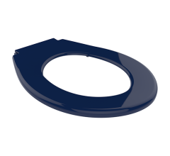 Navy Vandal Resistant Closed Front Toilet Seat