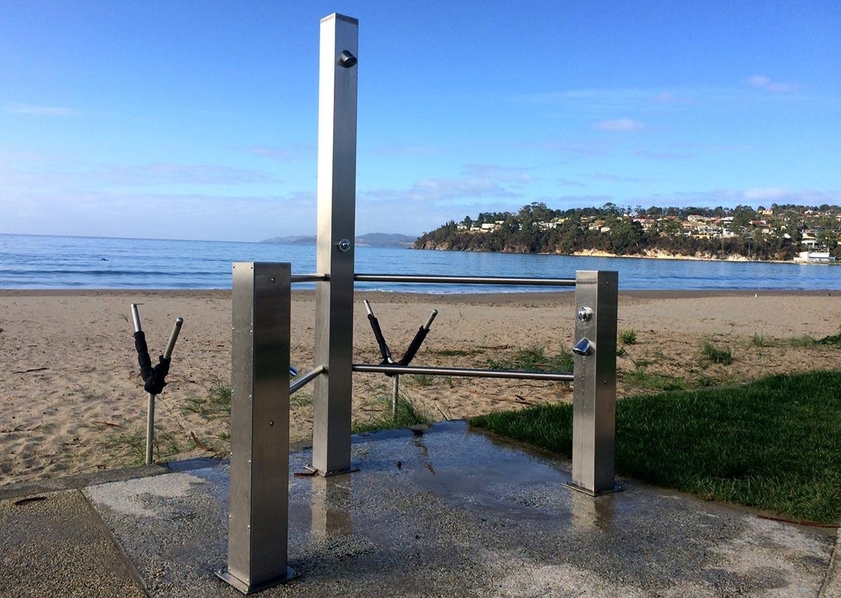 Britex Stainless Steel Fixtures for Beach Projects