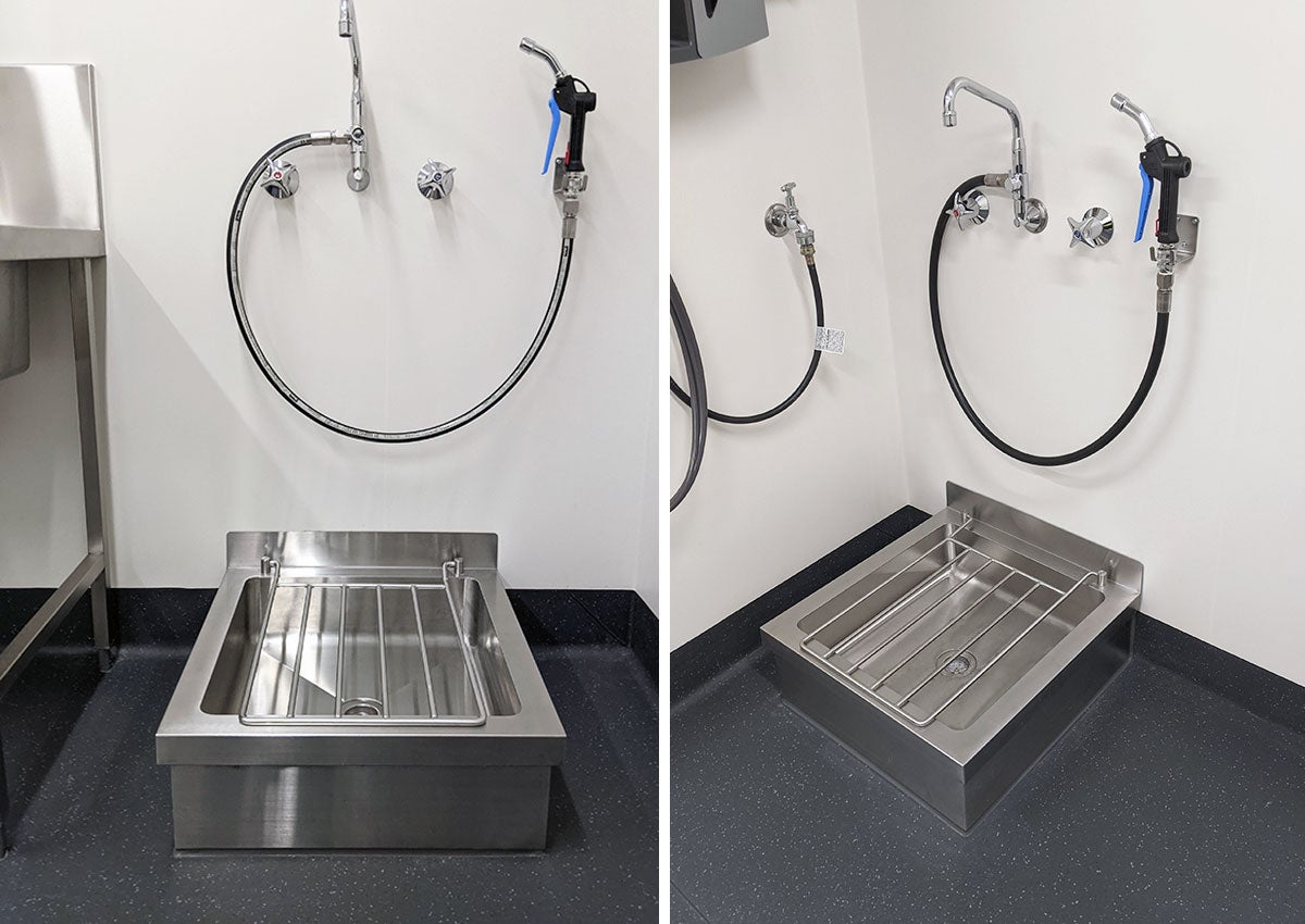 Britex Stainless Steel Floor Mounted Cleaner’s Sinks