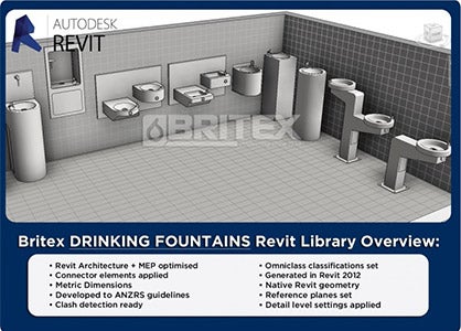 Revit Families For Drinking Fountains