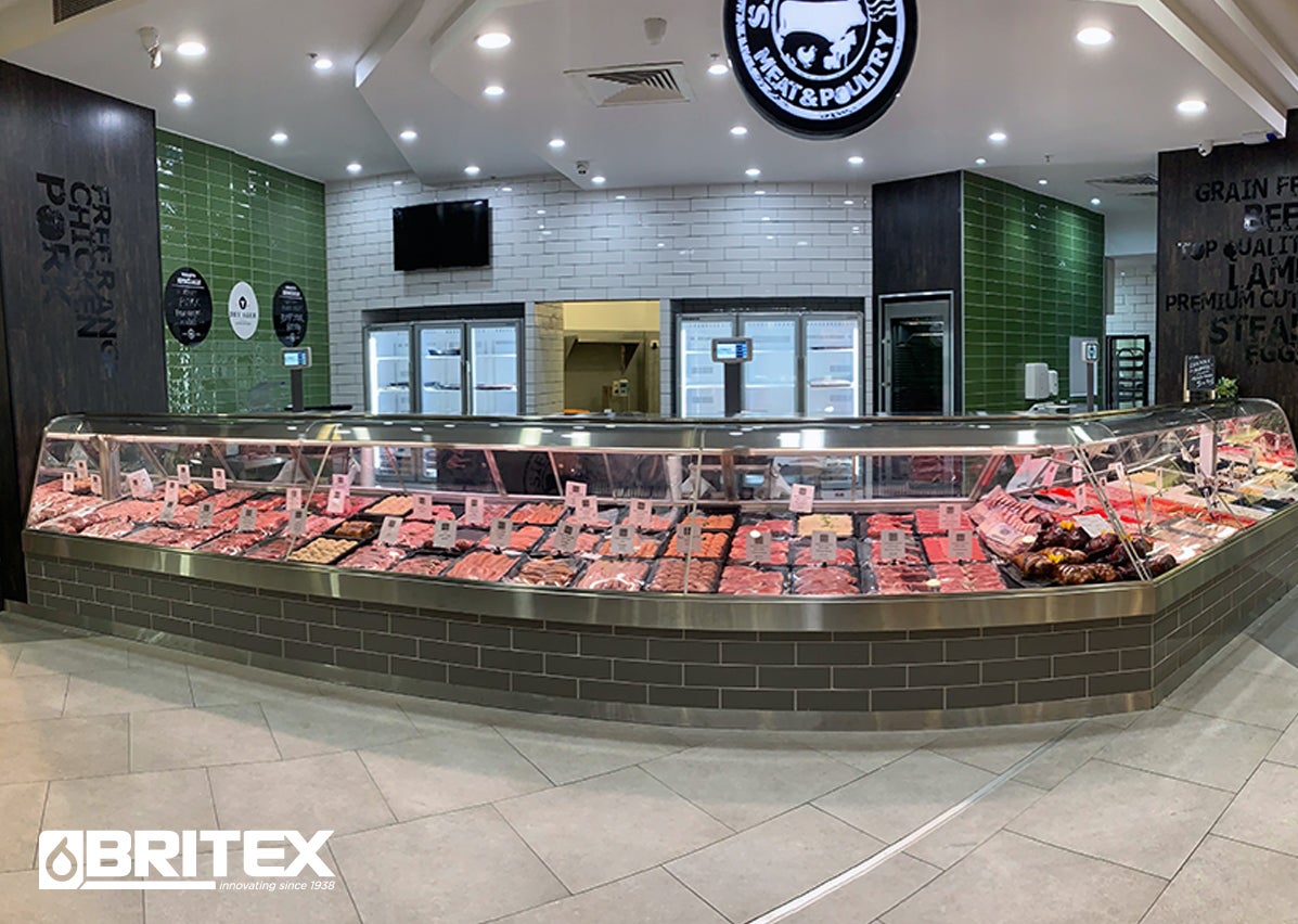 Sienna's Meat and Poultry Display Cabinet uses Britex Stainless Steel ...
